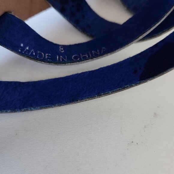 JEFFREY CAMPBELL | Ancient Greek style metallic strappy leather sandals Sz 8 - Picture 4 of 5